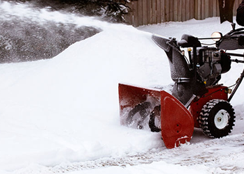 Snow plowing Amherst